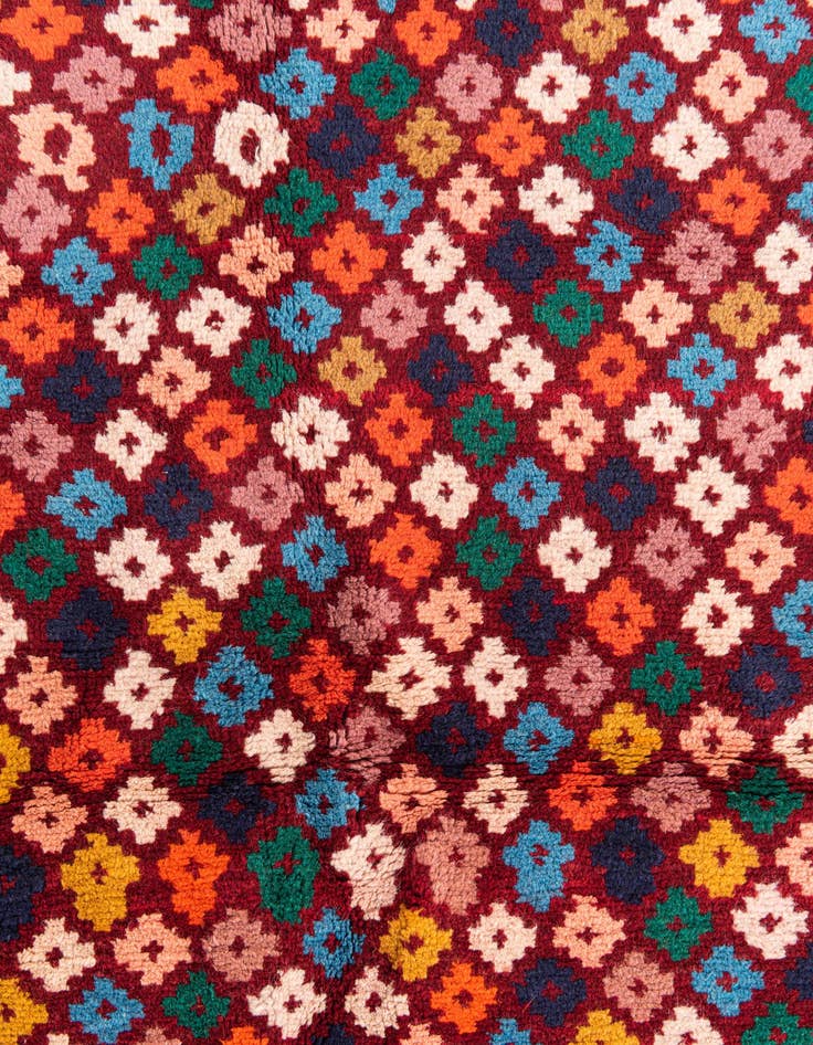 Detail image of  3' 10 x 5' 10  Hand Knotted Balouch Wool Rug