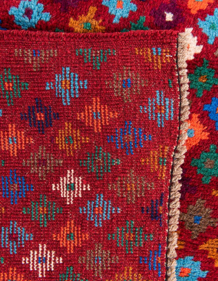 Detail image of  4' x 6' 1  Hand Knotted Balouch Wool Rug