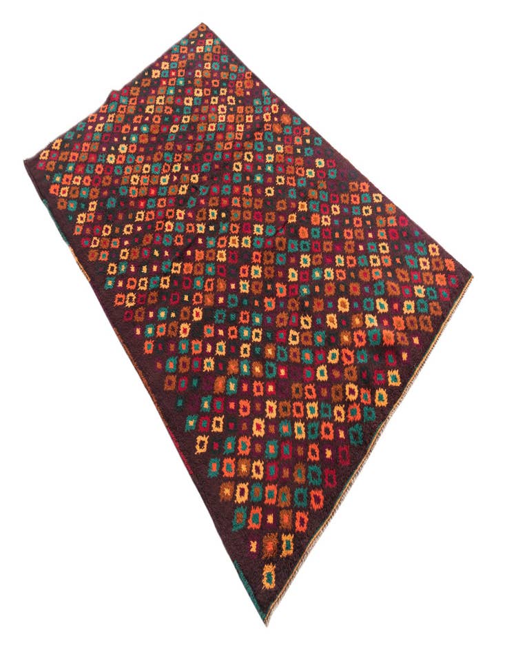 Detail image of  3' 9 x 6' 1  Hand Knotted Balouch Wool Rug