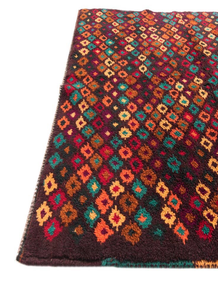 Detail image of  3' 9 x 6' 1  Hand Knotted Balouch Wool Rug