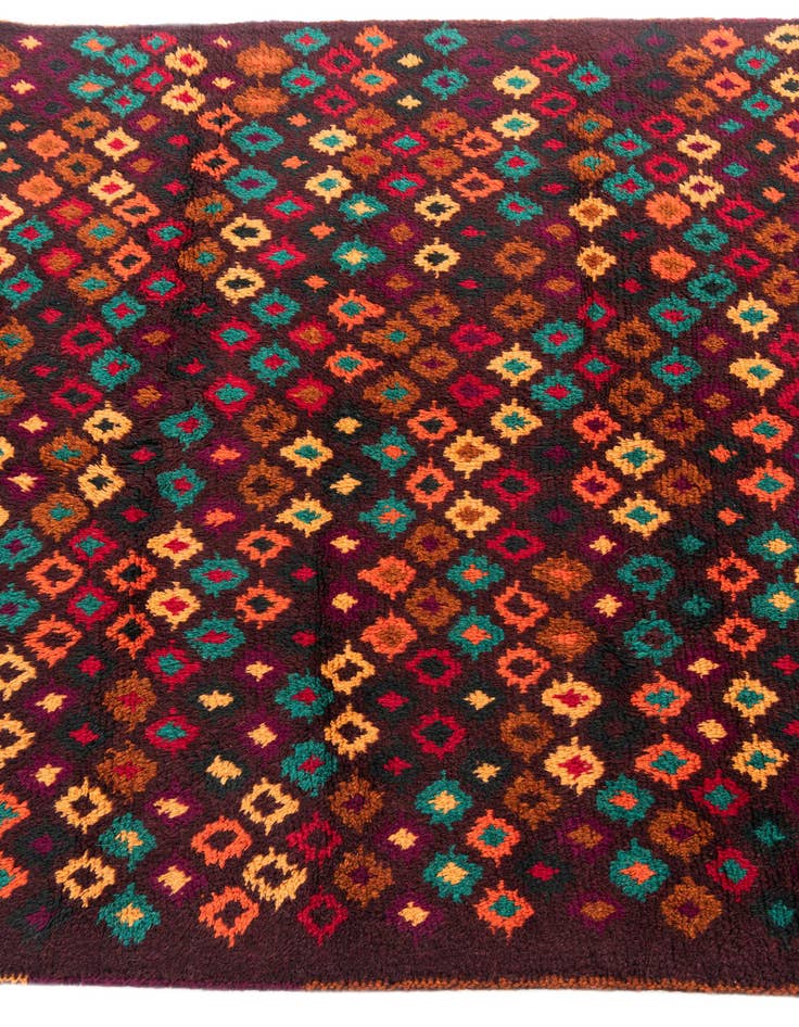 Detail image of  3' 9 x 6' 1  Hand Knotted Balouch Wool Rug