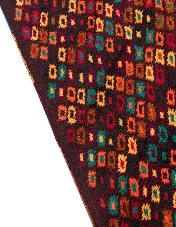 Detail image of  3' 9 x 6' 1  Hand Knotted Balouch Wool Rug