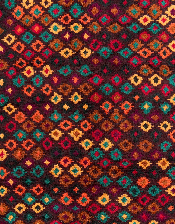 Detail image of  3' 9 x 6' 1  Hand Knotted Balouch Wool Rug