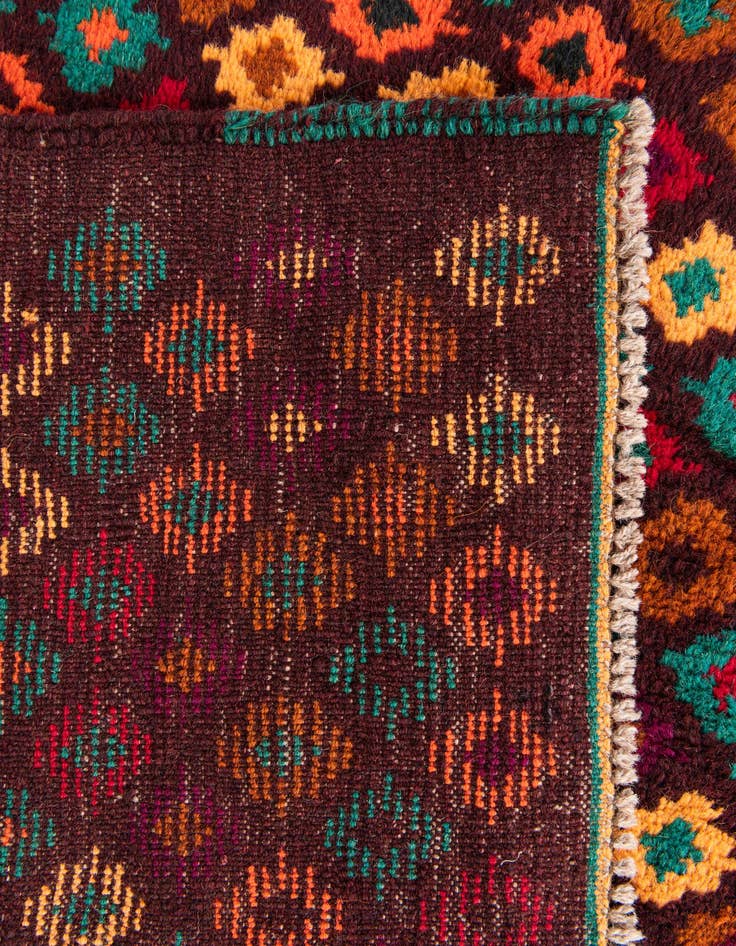 Detail image of  3' 9 x 6' 1  Hand Knotted Balouch Wool Rug