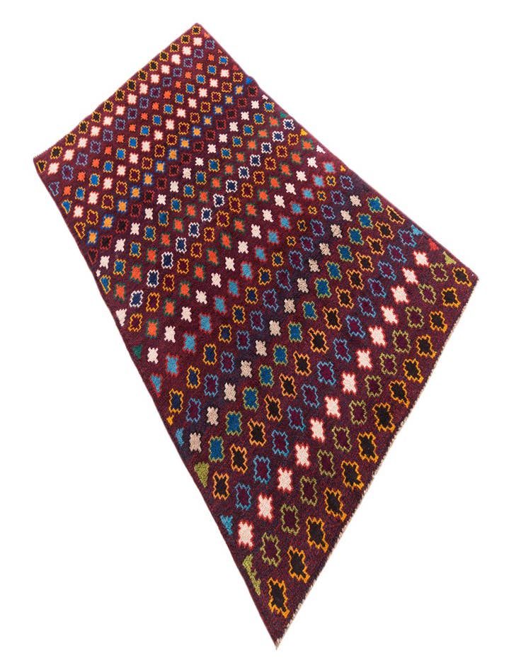 Detail image of  3' 6 x 6' 2  Hand Knotted Balouch Wool Rug