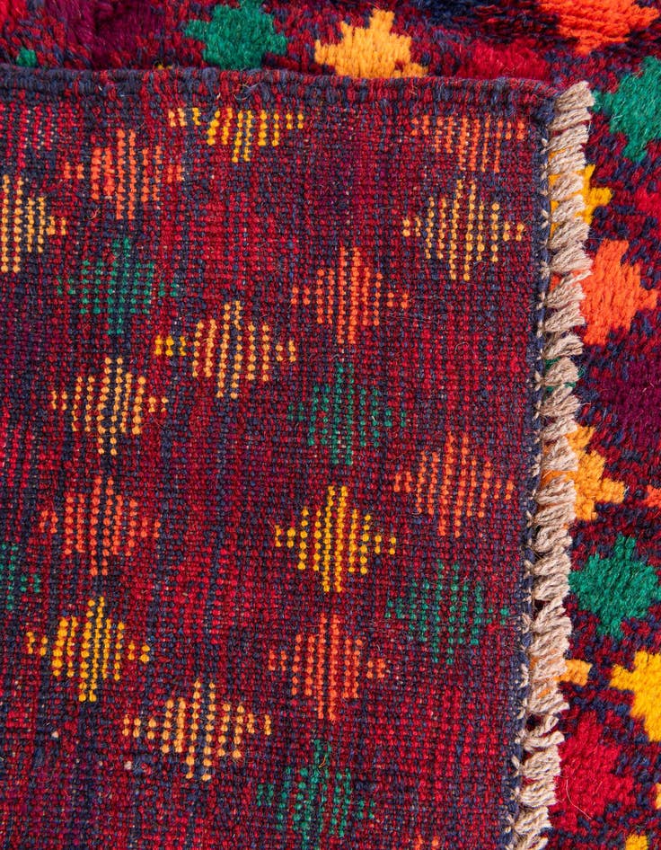 Detail image of  4' x 6' 1  Hand Knotted Balouch Wool Rug