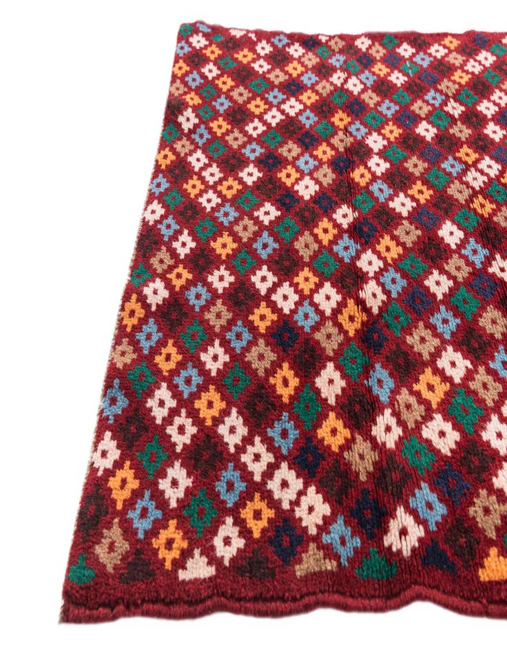 Detail image of  3' x 4' 4  Hand Knotted Balouch Wool Rug