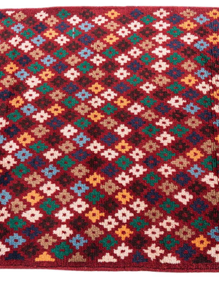 Detail image of  3' x 4' 4  Hand Knotted Balouch Wool Rug