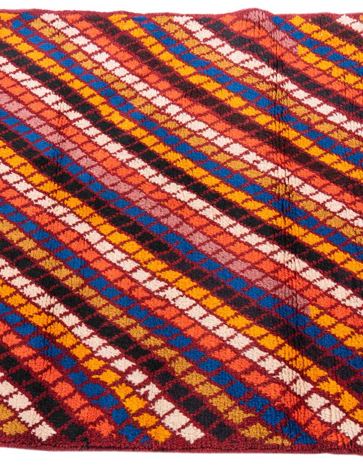 Detail image of  3' 1 x 4' 2  Hand Knotted Balouch Wool Rug