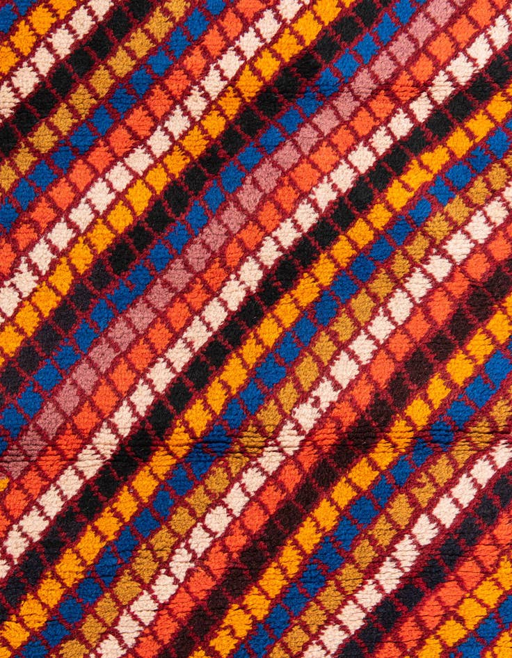 Detail image of  3' 1 x 4' 2  Hand Knotted Balouch Wool Rug