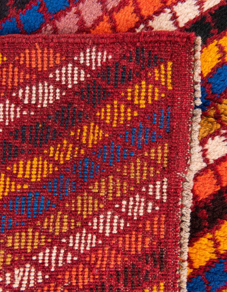 Detail image of  3' 1 x 4' 2  Hand Knotted Balouch Wool Rug