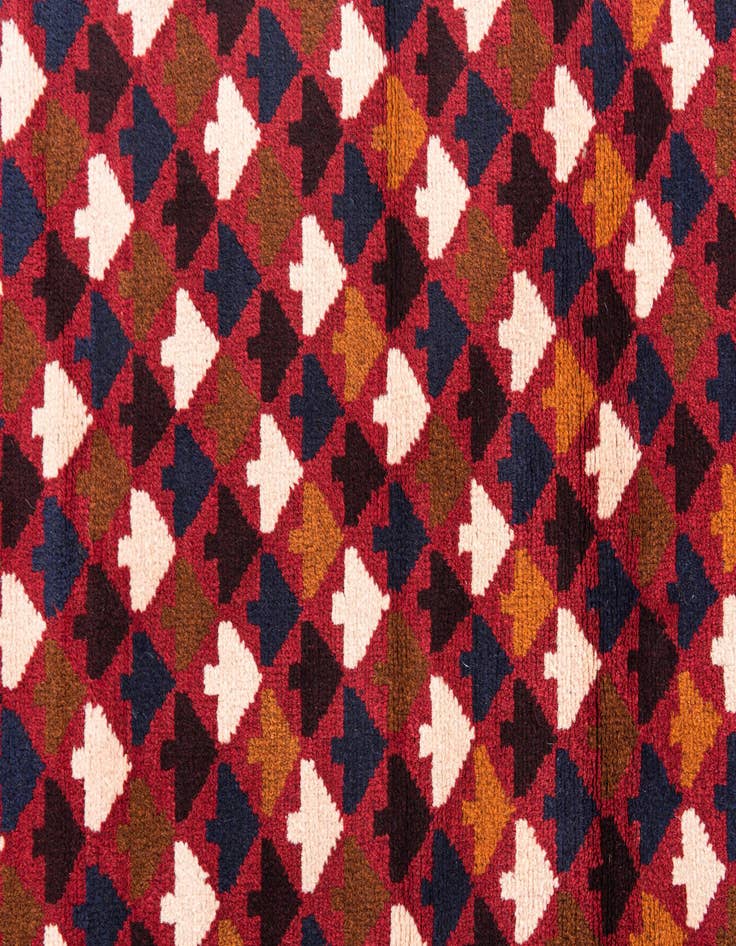 Detail image of  3' x 4' 4  Hand Knotted Balouch Wool Rug