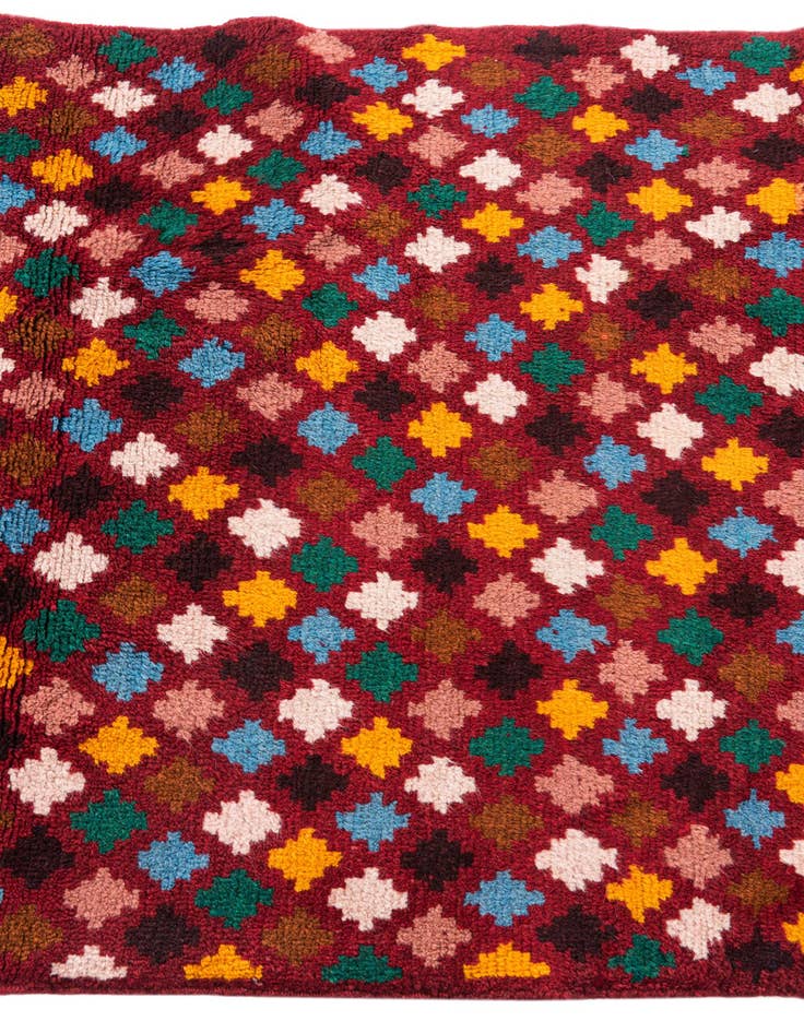 Detail image of  3' x 4' 7  Hand Knotted Balouch Wool Rug