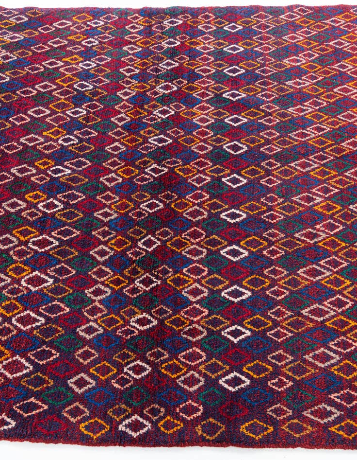 Detail image of  5' 4 x 6' 5  Hand Knotted Balouch Wool Rug