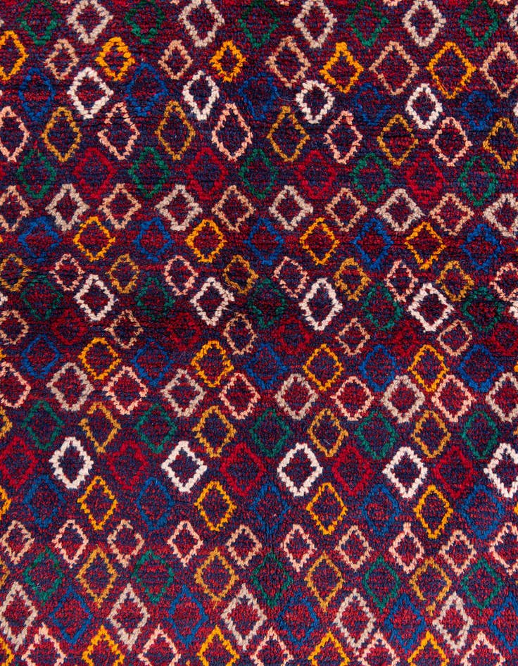 Detail image of  5' 4 x 6' 5  Hand Knotted Balouch Wool Rug