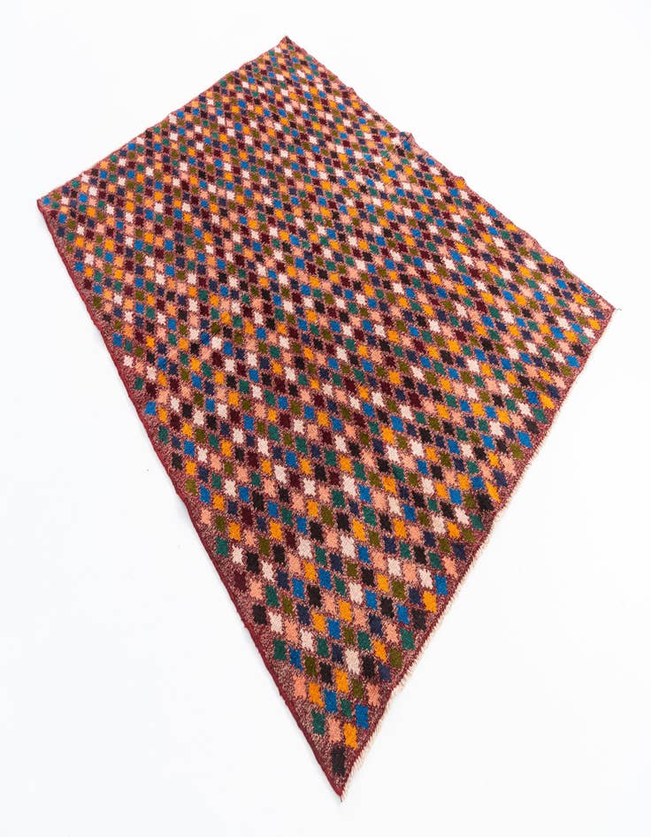 Detail image of  5' 2 x 6' 8  Hand Knotted Balouch Wool Rug