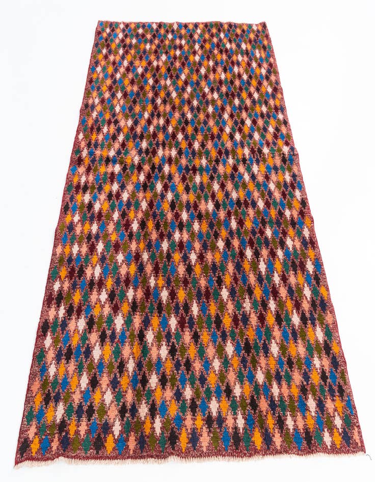 Detail image of  5' 2 x 6' 8  Hand Knotted Balouch Wool Rug