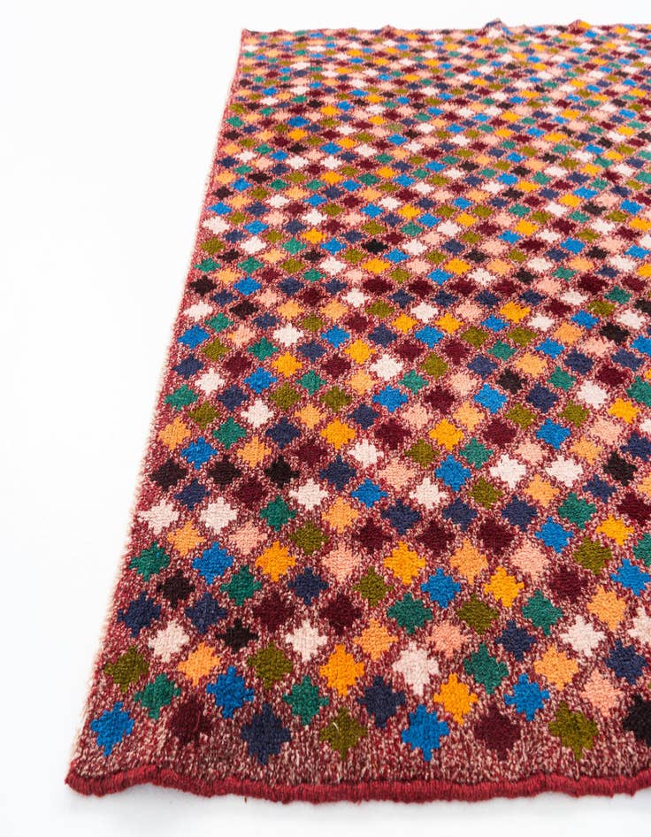 Detail image of  5' 2 x 6' 8  Hand Knotted Balouch Wool Rug