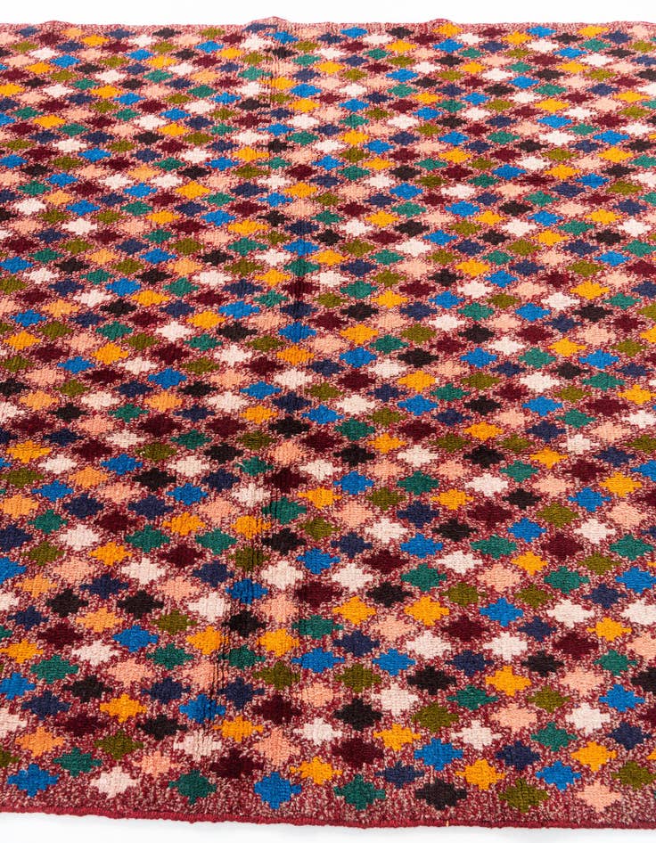 Detail image of  5' 2 x 6' 8  Hand Knotted Balouch Wool Rug