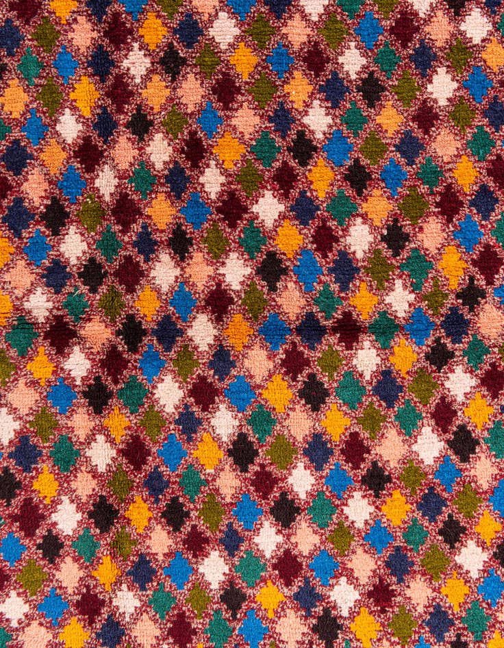 Detail image of  5' 2 x 6' 8  Hand Knotted Balouch Wool Rug