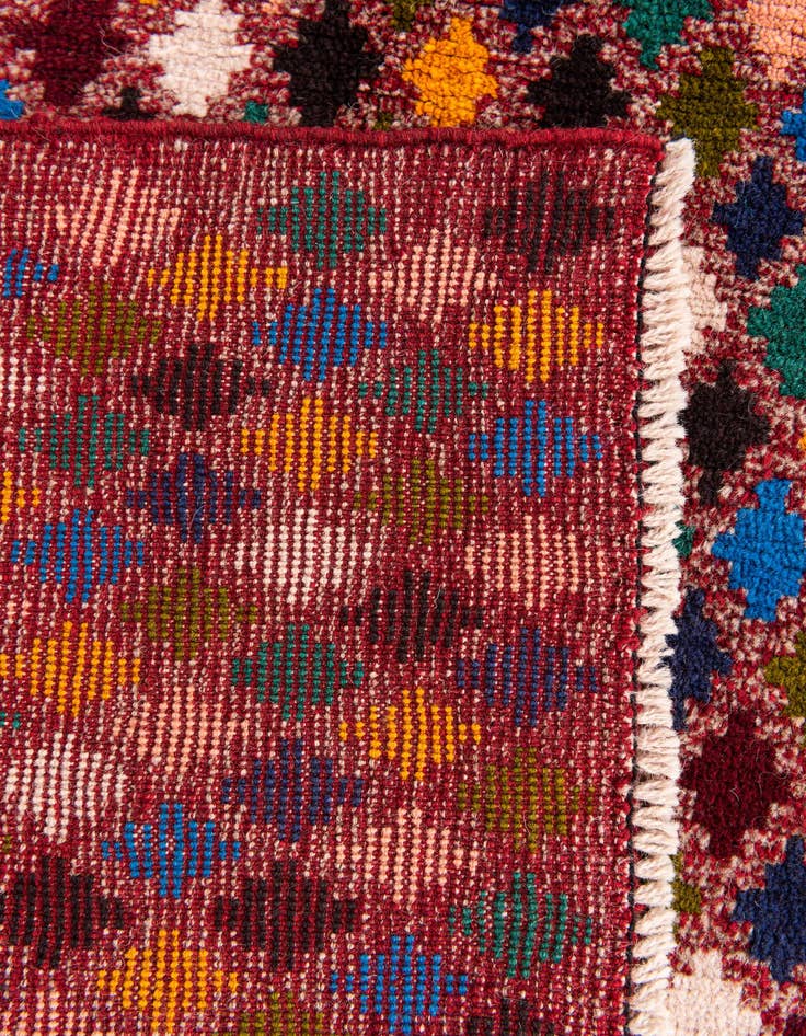 Detail image of  5' 2 x 6' 8  Hand Knotted Balouch Wool Rug