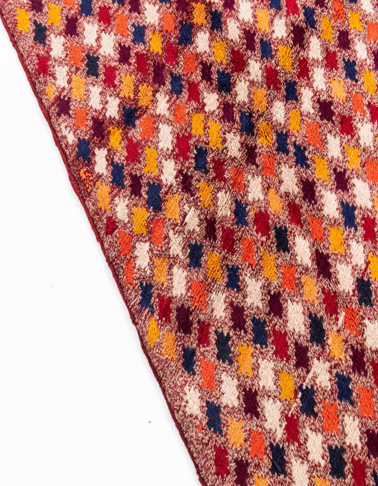 Detail image of  4' 10 x 6'  Hand Knotted Balouch Wool Rug