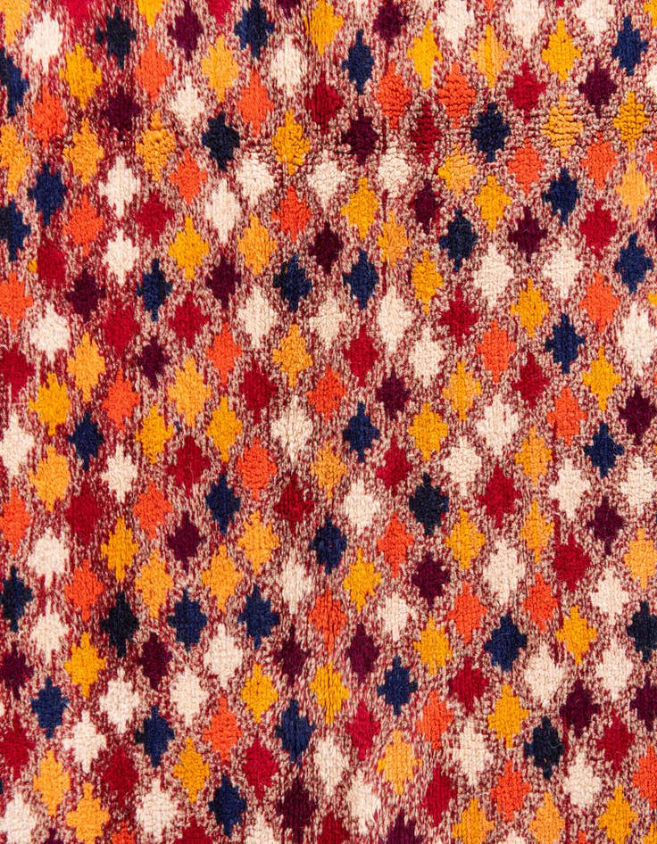 Detail image of  4' 10 x 6'  Hand Knotted Balouch Wool Rug