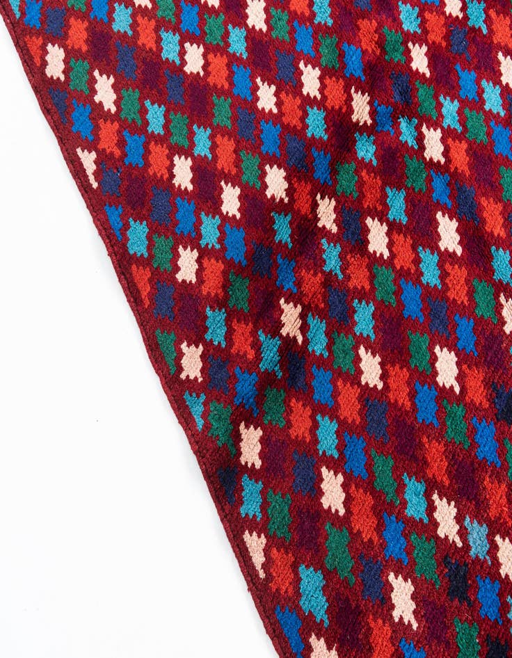 Detail image of  5' x 6' 7  Hand Knotted Balouch Wool Rug