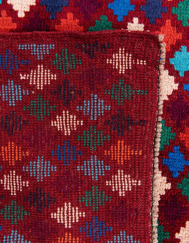 Detail image of  5' x 6' 7  Hand Knotted Balouch Wool Rug