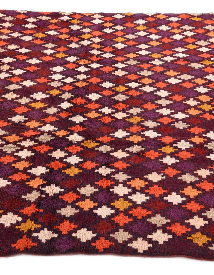 Detail image of  5' 9 x 6' 9  Hand Knotted Balouch Wool Rug