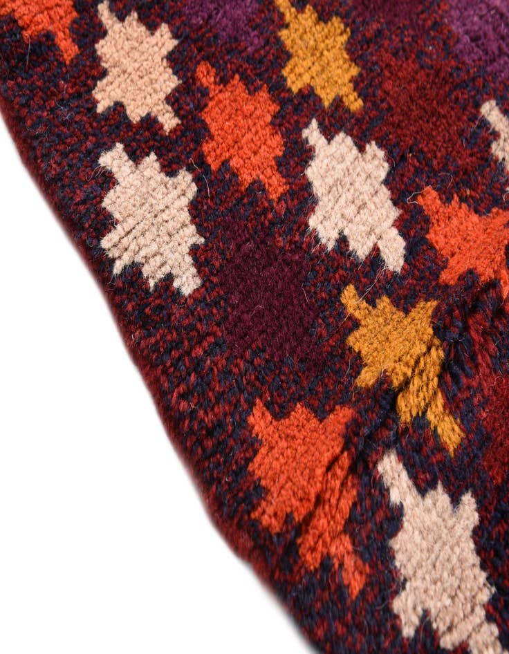 Detail image of  5' 9 x 6' 9  Hand Knotted Balouch Wool Rug