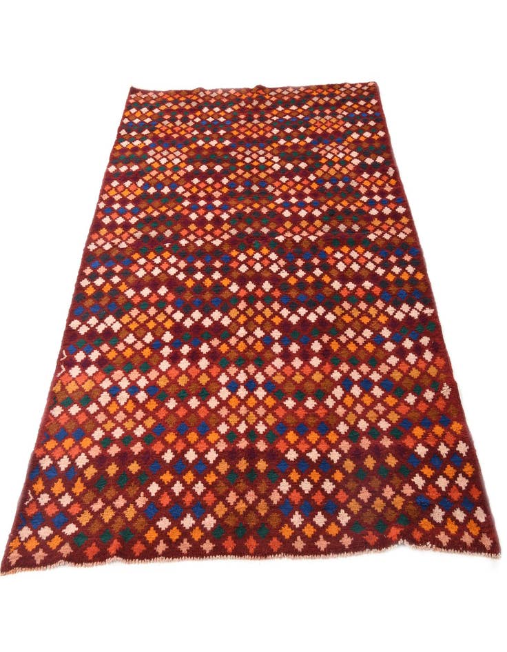 Detail image of  6' x 8' 3  Hand Knotted Balouch Wool Rug