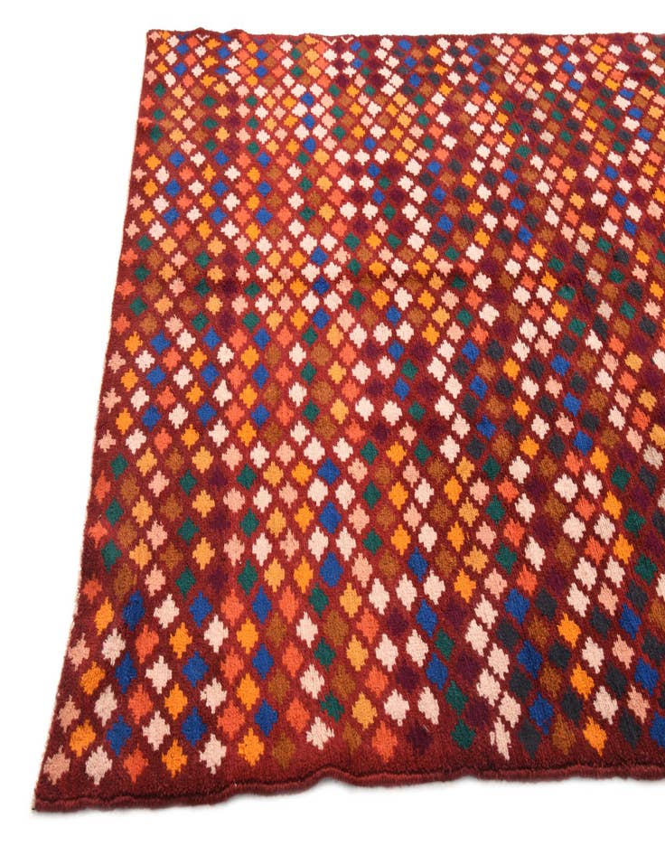 Detail image of  6' x 8' 3  Hand Knotted Balouch Wool Rug