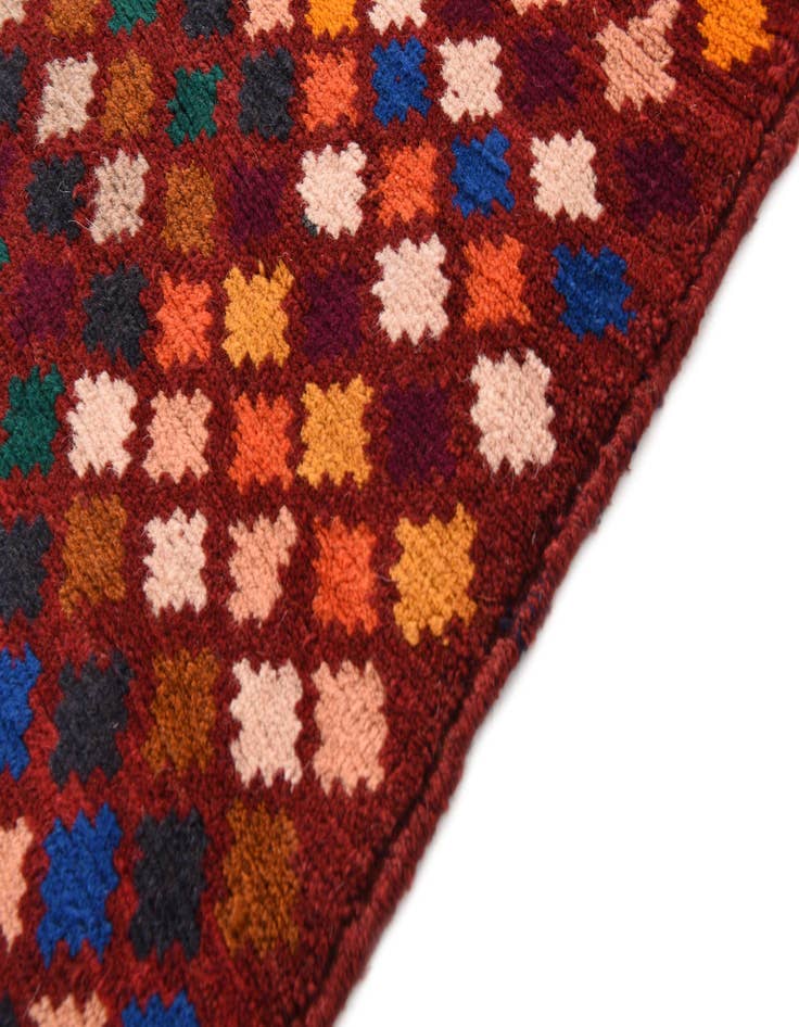 Detail image of  6' x 8' 3  Hand Knotted Balouch Wool Rug