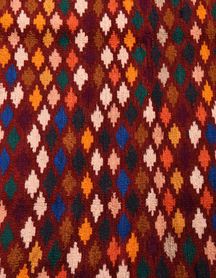 Detail image of  6' x 8' 3  Hand Knotted Balouch Wool Rug