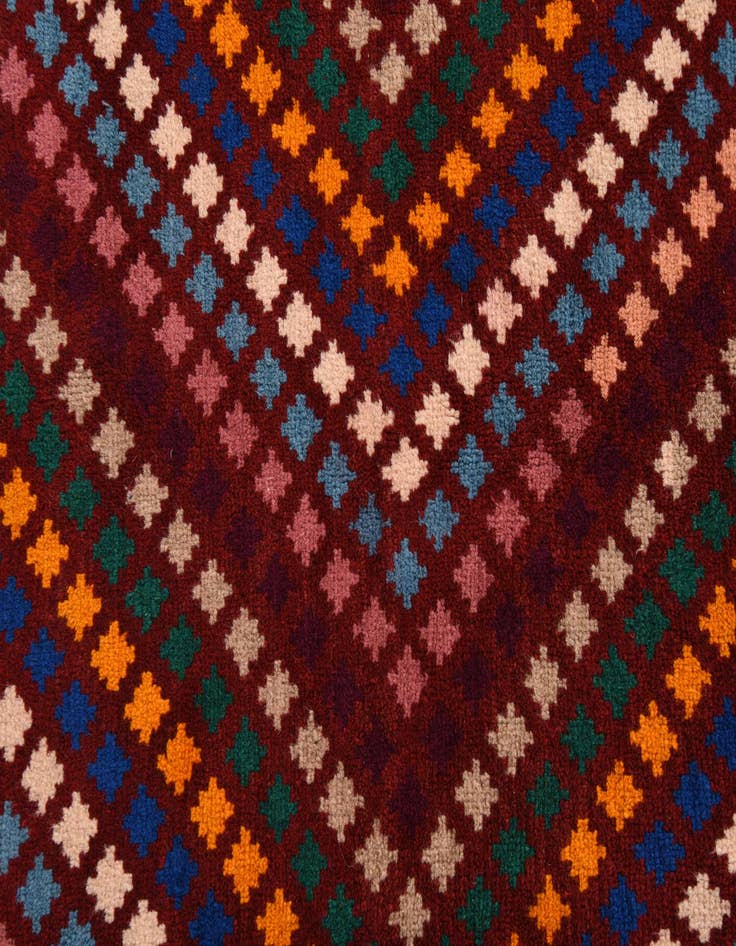 Detail image of  5' 8 x 8' 1  Hand Knotted Balouch Wool Rug