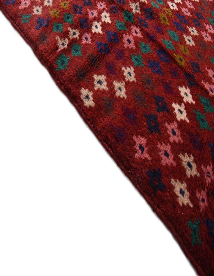 Detail image of  6' 9 x 9' 11  Hand Knotted Balouch Wool Rug