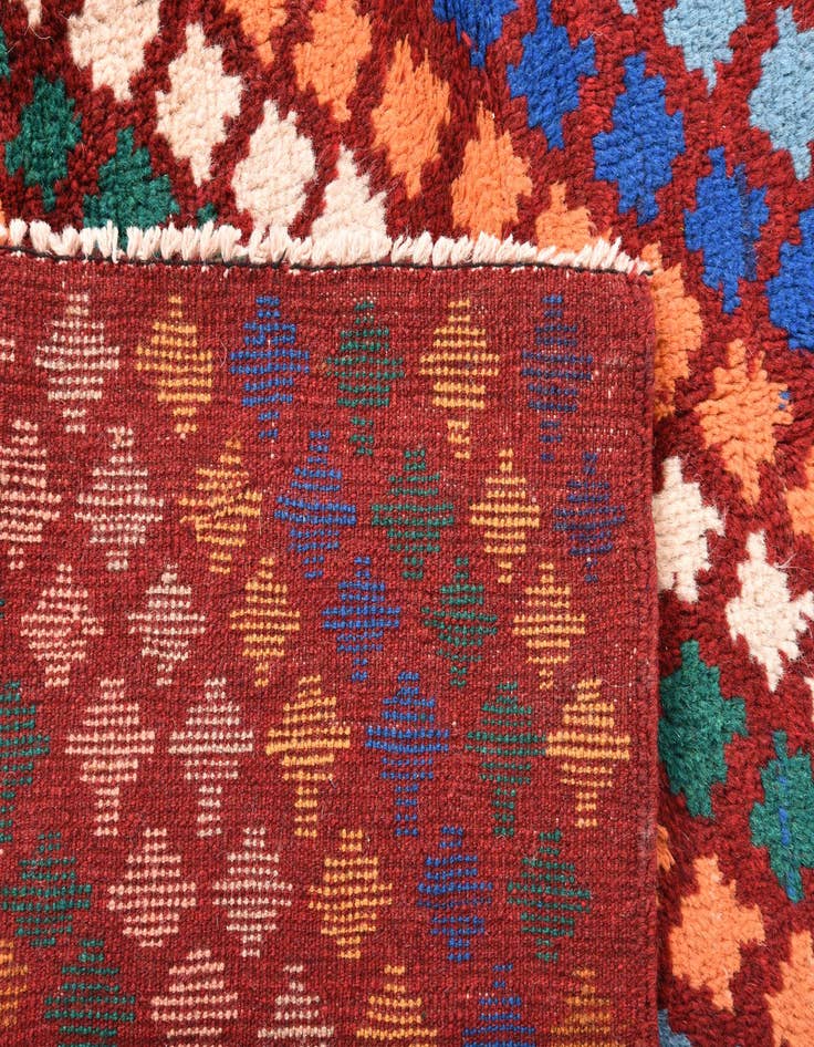 Detail image of  5' 6 x 8' 1  Hand Knotted Balouch Wool Rug