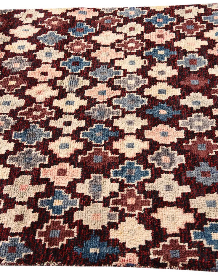 Detail image of  4' x 6'  Hand Knotted Balouch Wool Rug