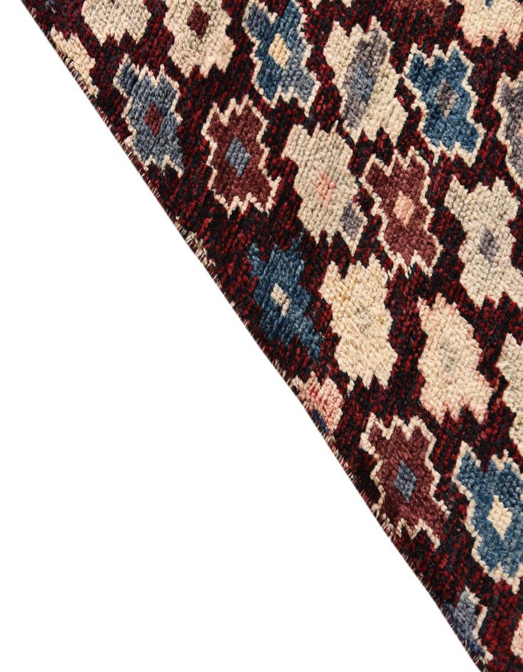 Detail image of  4' x 6'  Hand Knotted Balouch Wool Rug