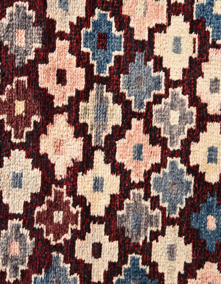 Detail image of  4' x 6'  Hand Knotted Balouch Wool Rug