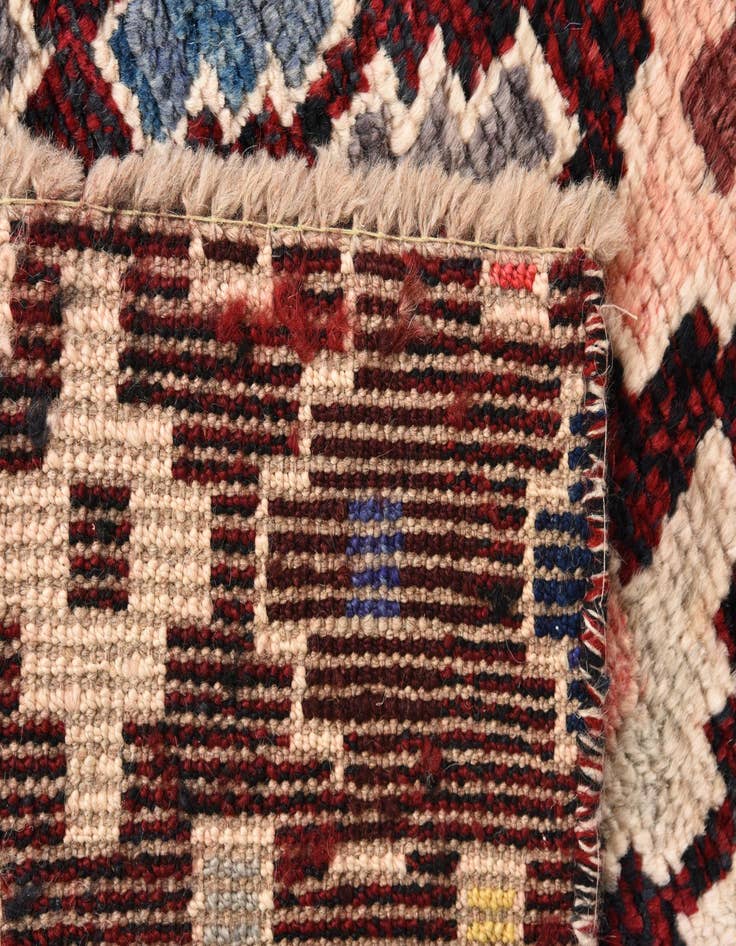 Detail image of  4' x 6'  Hand Knotted Balouch Wool Rug