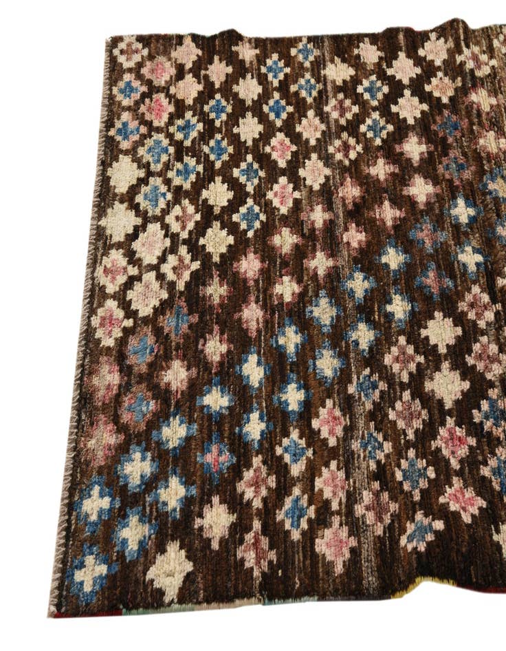 Detail image of  2' 10 x 4' 5  Hand Knotted Balouch Wool Rug