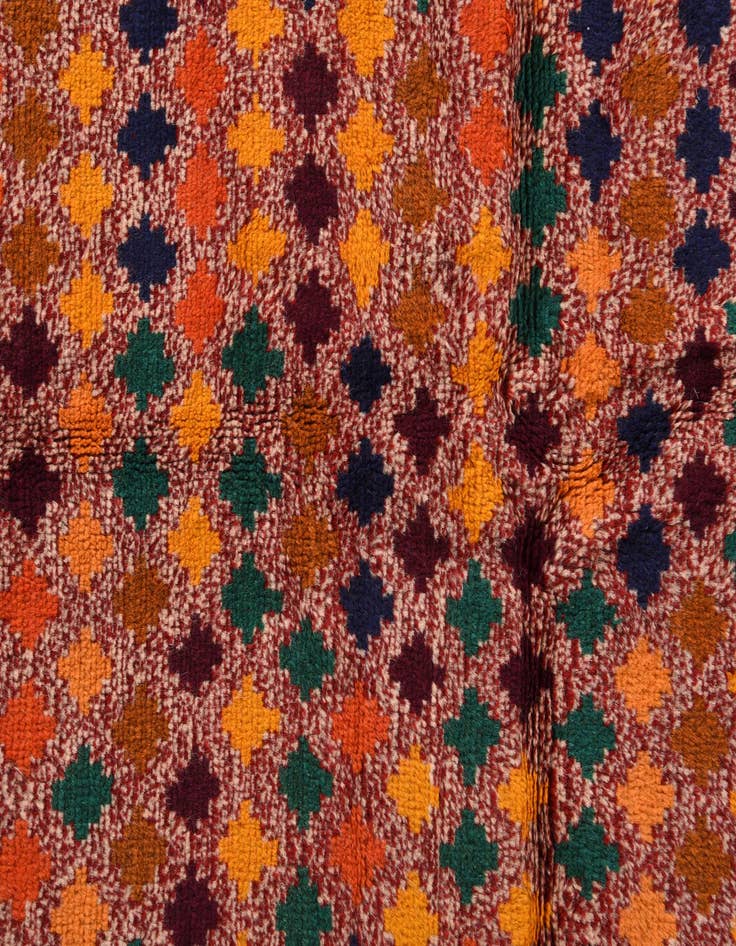 Detail image of  3' 10 x 5' 10  Hand Knotted Balouch Wool Rug