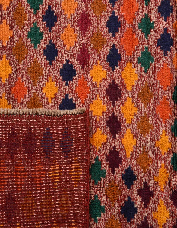 Detail image of  3' 10 x 5' 10  Hand Knotted Balouch Wool Rug