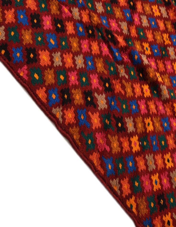 Detail image of  4' 2 x 5' 6  Hand Knotted Balouch Wool Rug