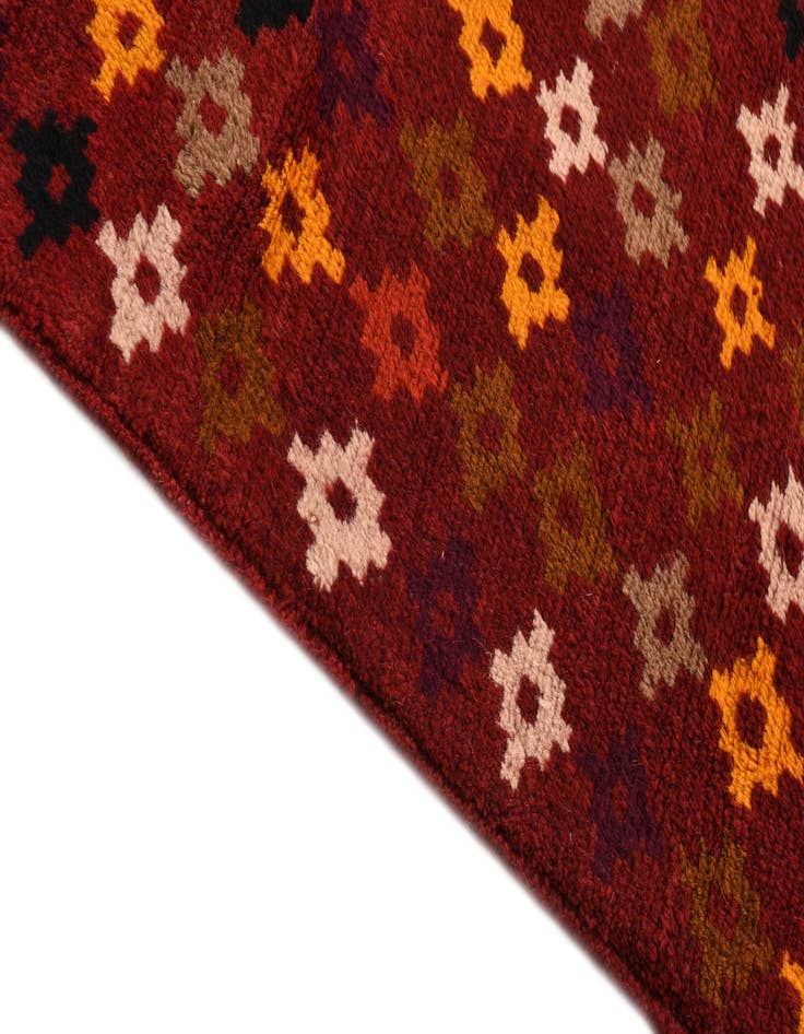 Detail image of  3' 9 x 5' 10  Hand Knotted Balouch Wool Rug