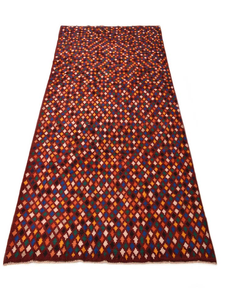 Detail image of  6' 9 x 9' 10  Hand Knotted Balouch Wool Rug