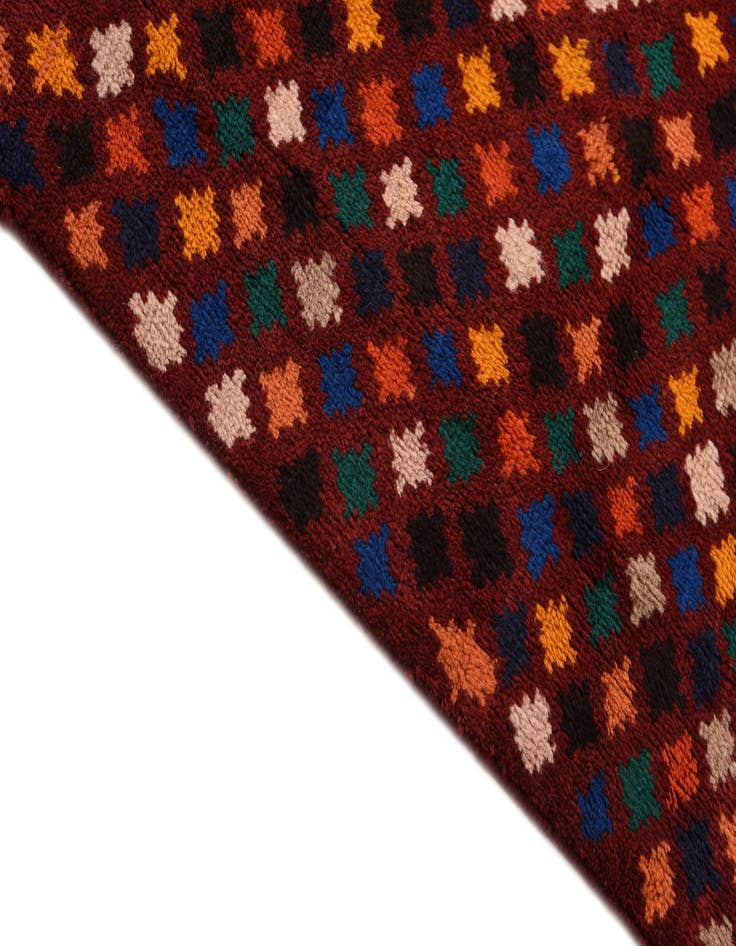 Detail image of  6' 9 x 9' 10  Hand Knotted Balouch Wool Rug