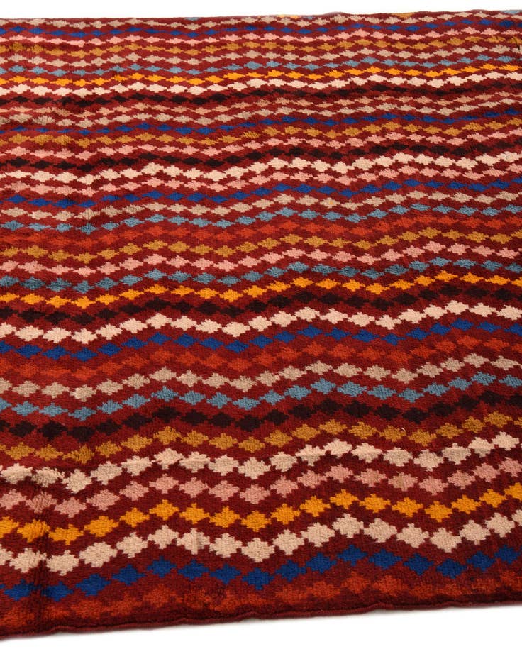 Detail image of  6' 9 x 9' 4  Hand Knotted Balouch Wool Rug